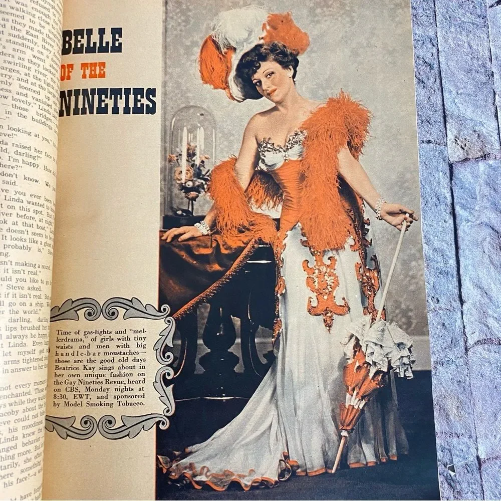 Radio Television Mirror Volume 9 Published 1942 Diane Courtney WWII Issue VF